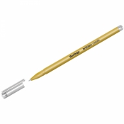 Ручка гелевая Berlingo "Brilliant Metallic", золото металлик, 0,8мм CGp_40009