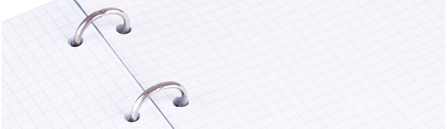 Тетради на кольцах, сменные блоки