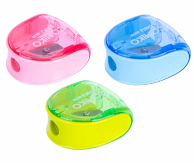 Точилка одинарная с контейнером "COMIKO", Deli 0578