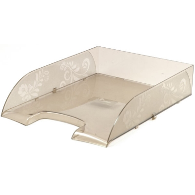 Лоток для бумаг горизонтальный прозрачный