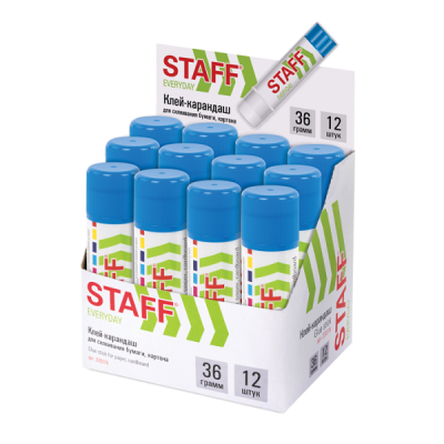 Клей-карандаш STAFF "EVERYDAY", 36 г, 220376