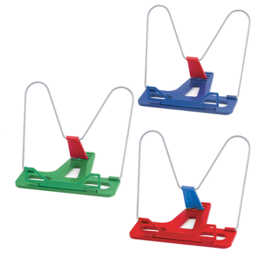 Подставка для книг и учебников ПИФАГОР, пластик / металл, ассорти, в пакете, 236658