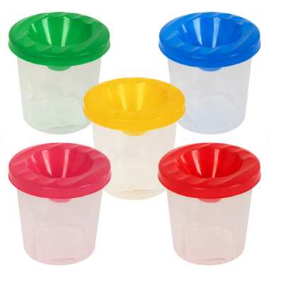 Стакан-непроливайка ПИФАГОР, ассорти, 191310