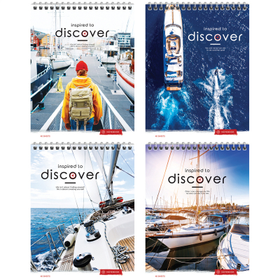 Блокнот А5 40л. на гребне ArtSpace "Men hobby. Яхтинг " Б5к40гр_41424