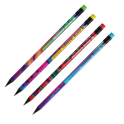 Карандаш ч/г Berlingo "Glitch" HB, круглый, заточен., ассорти, BP00S14