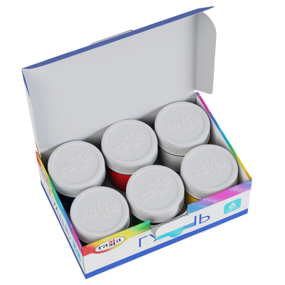 Гуашь Гамма "Классическая", 06 цветов, 20мл, картон. упак. 2210306