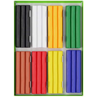 Пластилин восковой Гамма "Пчелка", 08цв., 120 г, со стеком, картон. 280038Н