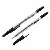 Ручка шариковая, черный стержень, 0,7 мм, BASIC, Silwerhof