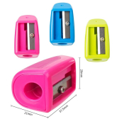 Точилка пластмассовая одинарная, Deli 0520