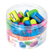 Точилка пластмассовая одинарная, Deli 0520