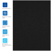 Холст на МДФ Гамма "Московская палитра", 20*30см, цвет черный, 100% хлопок, 250г/м2, мелкое зерно 060918_01