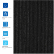Холст на МДФ Гамма "Московская палитра", 40*50см, цвет черный, 100% хлопок, 250г/м2, мелкое зерно 060918_03