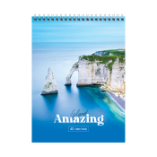 Блокнот А5 40л. на гребне BG "Amazing", Б5гр40 12147