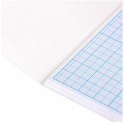 Бумага масштабно-координатная STAFF,  А4, 20 листов, голубая, планшет,113490