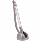 Ручка шариковая настольная OfficeSpace "Reception" синяя, 0,7мм, серый корпус TBgr_16084