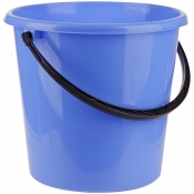 Ведро пластиковое, пищевое OfficeClean, мерная шкала, голубое, 12л арт 299880