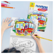 Раскраска по номерам А4 Мульти-Пульти "В дороге", 16стр., РА4_52284