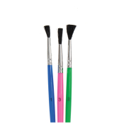 Набор кистей ArtSpace 3шт., синтетика, круглые, № 1, 2, 3, пакет, европодвес, SB3_19282