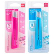 Нож канцелярский 9 мм, малый, Deli 2038