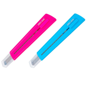 Нож канцелярский 9 мм, малый, Deli 2038