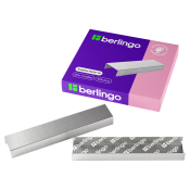 Скобы для степлера №23/10 Berlingo, оцинкованные, 1000шт., DSk_23100