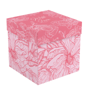 Коробка складная подарочная MESHU "Flowers", (15*15*15см), MS_62566
