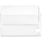 Подставка для бумажного блока СТАММ, 9*9*5см, пластиковая, прозрачная,  ПЛ61