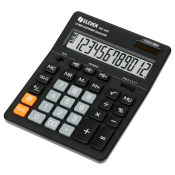 Калькулятор настольный Eleven SDC-444S, 12 разрядов, двойное питание, 155*205*36мм, черный SDC-444S