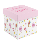 Коробка складная подарочная MESHU "Sweety", (15*15*15см), MS_62565
