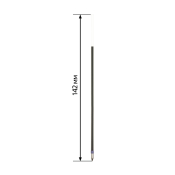 Стержень шариковый СТАММ синий, 142мм, 0,7мм, СТШ-30334