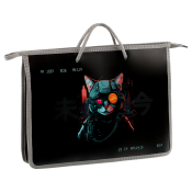 Папка с ручками А4 ArtSpace "Warrior", пластик, на молнии, 40мм, ПТ-15_60167