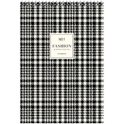 Блокнот А4 80л. на гребне ArtSpace "Узор. Fashion pattent", твердая подложка, Б4к80гр_27699