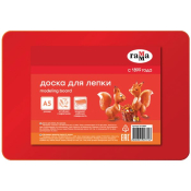 Доска для лепки Гамма, А5, пластик, красный, 10122031