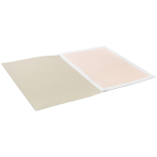 Бумага масштабно-координатная OfficeSpace, А4 16л., оранжевая, на скрепке, 16БмА4ск_13546