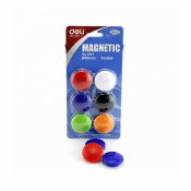Магниты для доски, 6 шт, Deli 7825
