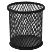 Подставка (стакан) для канцелярских принадлежностей, металлический, круглый, GROSS, В802А