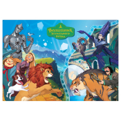 Клеенка для уроков труда Мульти-Пульти "Волшебник Изумрудного Города", 35*50см, ПВХ, CH_64851