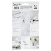 Наклейки бумажные MESHU "Tender cloud", 12*21см, 9 наклеек, европодвес, MS_41657