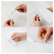 Механизмы для скоросшивания СТАММ, полипропиленовые, 25шт., прозрачные, СК-30587