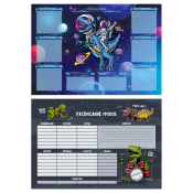 Расписание уроков с расписанием звонков А3 ArtSpace "Пиши-стирай. Юрский период", 350141