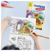 Раскраска по номерам А4 Мульти-Пульти "В деревне", 16стр., РА4_52283