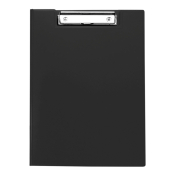 Папка-планшет с зажимом OfficeSpace А4, 500 мкм, пластик, черный 245659