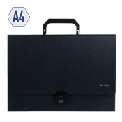 Папка-портфель 1 отделение Berlingo "Standard", А4, 325*230*35мм, 1000мкм, черная MP2311