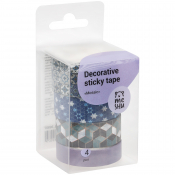 Набор клейких декоративных лент MESHU "Mosaic", 4шт MS_36907