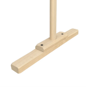 Швабра деревянная для пола, усиленная, 50 см