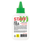 Клей ПВА STAFF EVERYDAY, 65 г, с дозатором, 227376