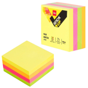 Блок для заметок Deli, с липким слоем, 4х100 л., 76х76, A03003