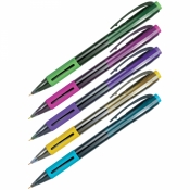 Ручка шариковая автоматическая Berlingo "SI-400 Color" синяя, 0,7мм CBm_70500
