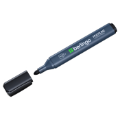 Маркер перманентный Berlingo "Multiline PE320" черный, пулевидный, трехгранный, 3мм BMc_17201