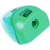 Точилка пластиковая ArtSpace 1 отверстие, контейнер, ассорти, пакет, SHP205_1995